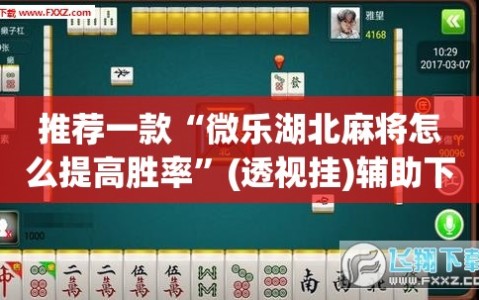 推荐一款“微乐湖北麻将怎么提高胜率”(透视挂)辅助下载教程