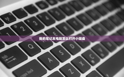 我的笔记本电脑怎么打开小键盘