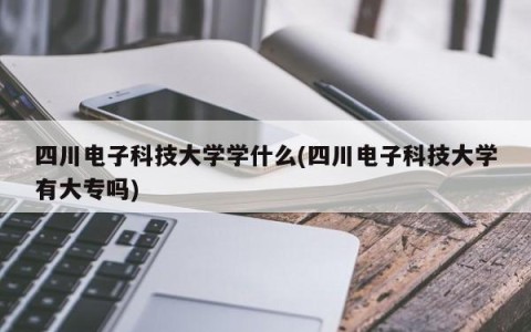 四川电子科技大学学什么(四川电子科技大学有大专吗)