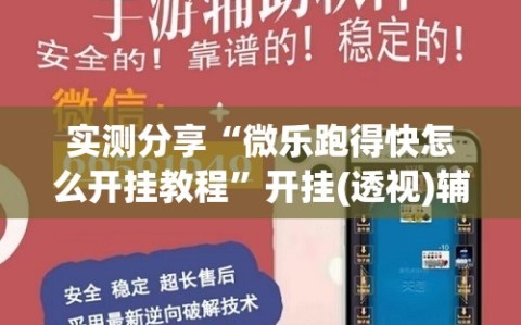 实测分享“微乐跑得快怎么开挂教程”开挂(透视)辅助神器