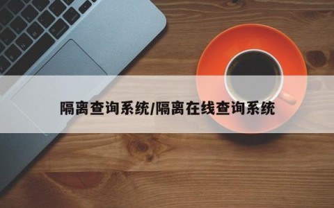 隔离查询系统/隔离在线查询系统